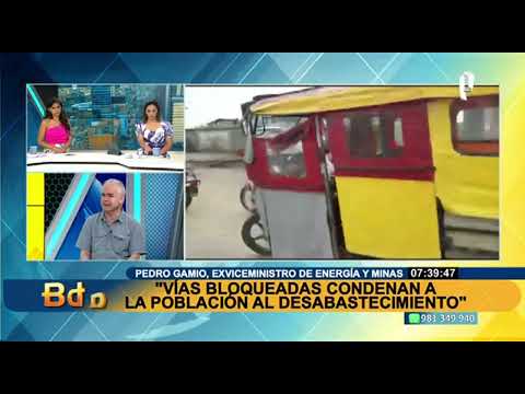 Pedro Gamio sobre bloqueos de vías: “La población está siendo condenada al desabastecimiento”