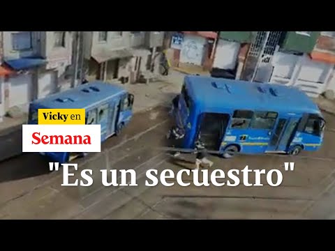 Eso es un secuestro: Rodrigo Lara sobre vándalos que se tomaron buses del SITP | Vicky en Semana