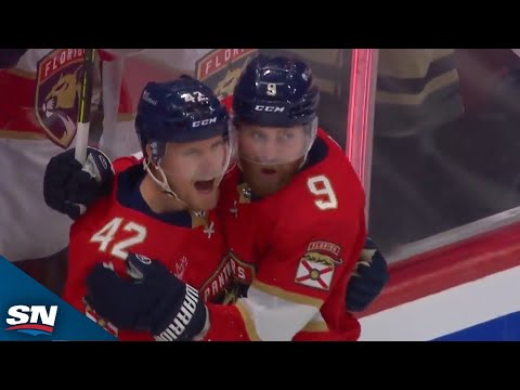 Panthers Gustav Forsling Lasers Perfect Shot Top Corner Late In Game 3