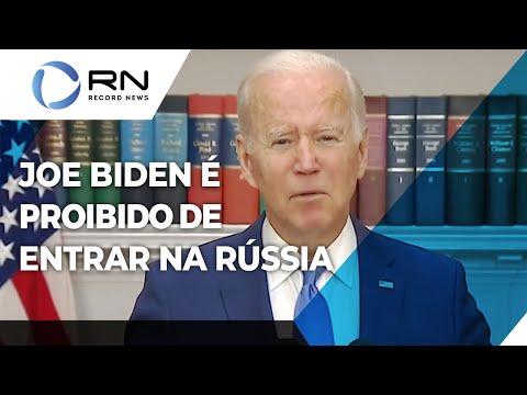 Joe Biden é proibido de entrar na Rússia