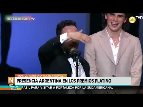 Presencia argentina en Los Premios Platino: fuerte defensa al cine argentino ?N8:00? 22-04-24