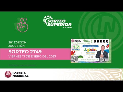 Sorteo  Superior No. 2749 CELEBRANDO EL JUGUETÓN