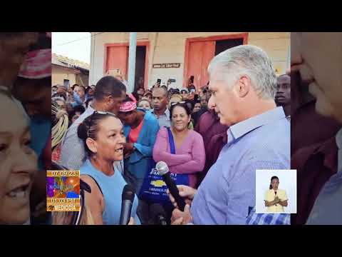 Presidente de Cuba chequea recuperación en Pinar del Río