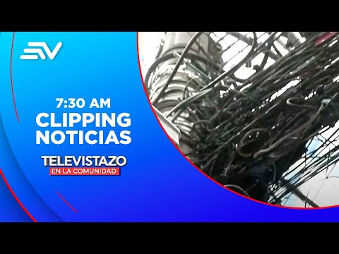 Centenares de conexiones afectan el tendido eléctrico en Nueva Aurora | Televistazo | Ecuavisa