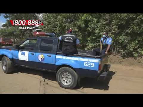 Reconstruyen caso de accidente vial en Los Altos, Masaya - Nicaragua