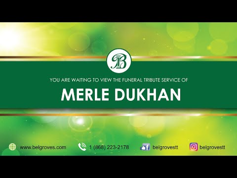 Merle Dukhan Tribute Service