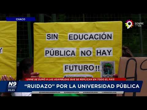 “RUIDAZO” POR LA UNIVERSIDAD PÚBLICA - NOTICIERO 9