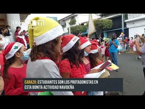 Estudiantes de San Marcos celebran Festival Navideño - Nicaragua