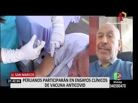 Peruanos participarán en ensayos clínicos sobre vacuna contra el coronavirus