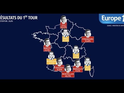 Présidentielle : retrouvez la carte des résultats dans les grandes villes de France