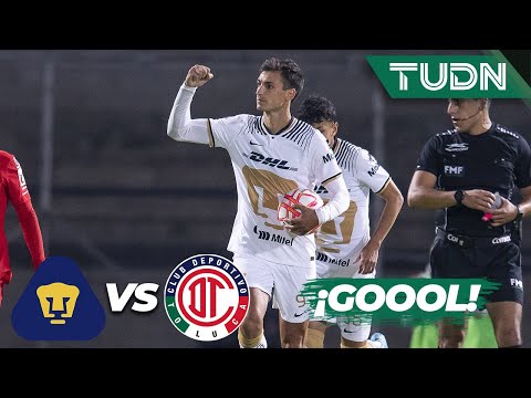 ¡GOOL! ¡Comandante Dinenno!  | Pumas 1-1 Toluca | Copa SKY por México 2022 | TUDN