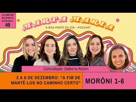 Morôni 1–6 “A fim de mantê-los no caminho certo” Estudo do VSM O Livro de Mórmon, 2 a 8 de Dez, 2024