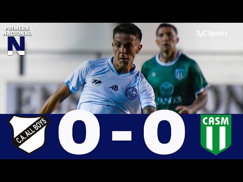 All Boys 0-0 San Miguel | Primera Nacional | Fecha 9 (Zona A)