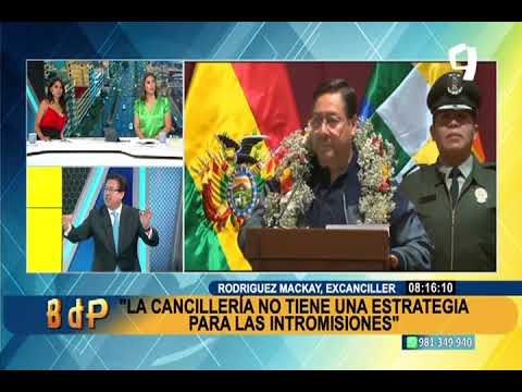 Excanciller tras declaraciones del presidente boliviano: “Son una intromisión a la política de Perú”