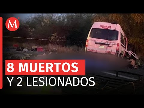 Ocho muertos en trágico accidente en carretera Victoria-Monterrey