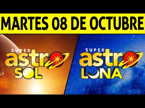 Resultado ASTRO SOL y ASTRO LUNA del Martes 8 de Octubre de 2024  SUPER ASTRO