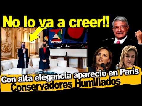 No lo va a creer!! Beatriz Gutiérrez aparece en París, causa revuelo. ¿Por qué se alegró AMLO