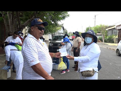 Familias del reparto España en Managua completan esquema de vacunación contra la Covid-19