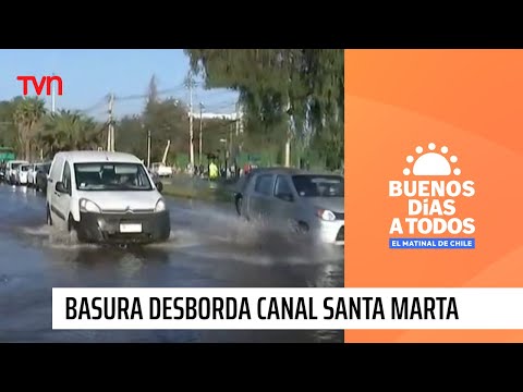 ¡Así ya no se puede! Basura causa desborde de canal Santa Marta | Buenos días a todos