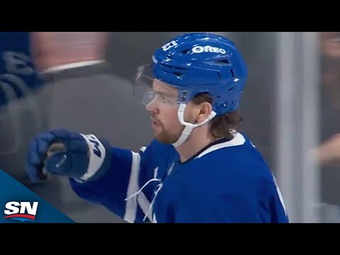 Matias Maccelli Finishes Off Slick Pass From William Nylander For First With Maple Leafs