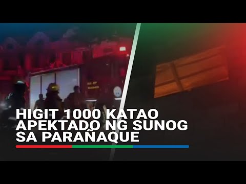 Higit 1000 katao apektado ng sunog sa Brgy. San Isidro, ??Parañaque | ABS-CBN News