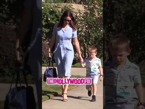 Jennifer Garner Gets Mad & Snaps On Paparazzi While Pulling Up To Church With Her & Ben Affleck Son