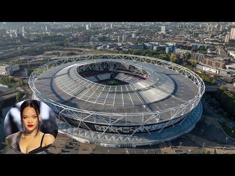 Rihanna kutumbuiza kwa siku sita mfululizo kwenye Uwanja wa London unaobeba watu elfu 68