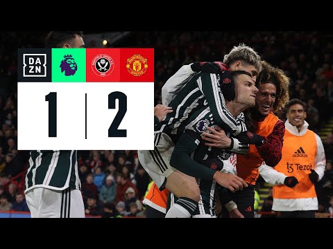 Sheffield United vs Manchester United (1-2) | Resumen y goles | Highlights Premier League