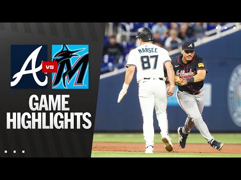 Braves vs. Marlins Game Highlights (8/27/25) | MLB Highlights