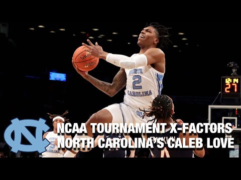 Acc Football Basketball 🏀 North Carolina's Caleb Love | NCAA Tourament X-Factors