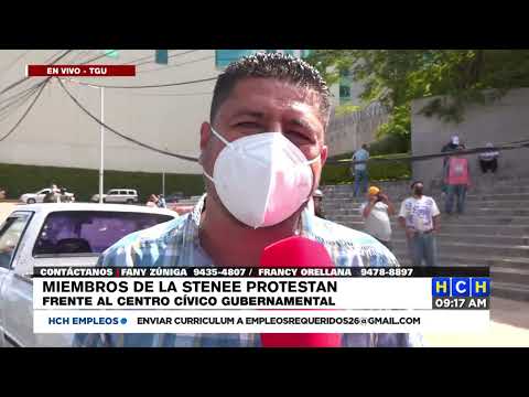 ¡Protesta! Frente al CCG, STENEE exige separación de Miguel Aguilar