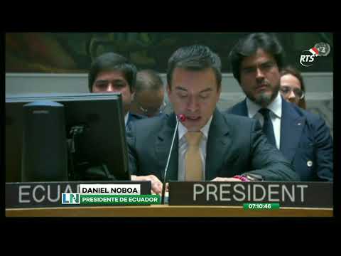 Ecuador fue felicitado en consejo de seguridad de la ONU