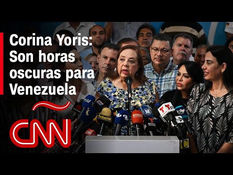 Corina Yoris habla en Conclusiones: “Son horas muy oscuras para Venezuela”