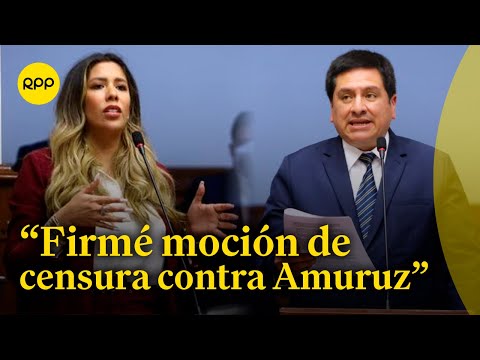 Luis Aragón afirma que firmó moción de censura contra Rosselli Amuruz