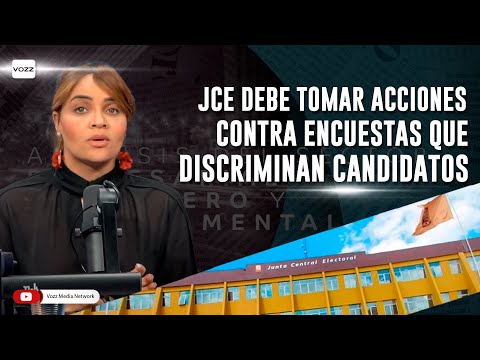 Ángely Moreno: JCE debe tomar acciones contra encuestas que discriminan candidatos - #caelanoche