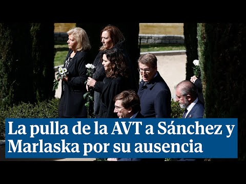 La pulla de la AVT a Sánchez y Marlaska por su ausencia en el homenaje por el 11-M
