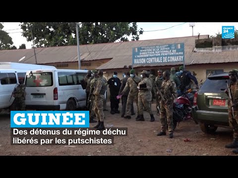 Guinée : des détenus du régime déchu libérés par les putschistes • FRANCE 24