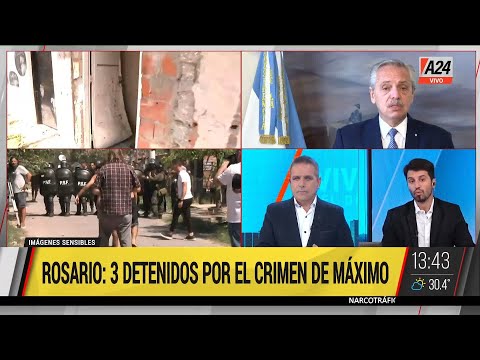 Rosario arde: tres detenidos por el crimen de Máximo