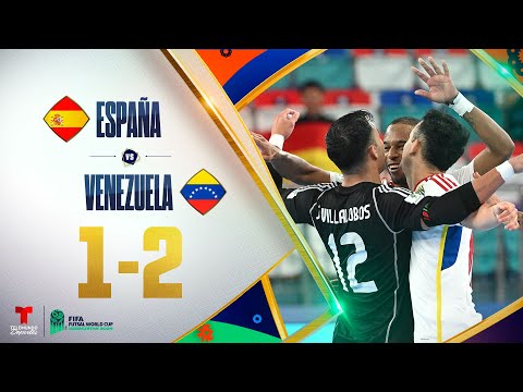 Highlights & Goles: España vs. Venezuela 1-2 | Copa Mundial de Futsal 2024 | Telemundo Deportes