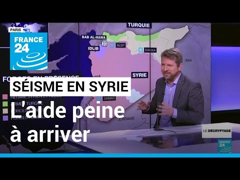 Séisme en Syrie : l'aide peine à arriver dans les régions rebelles • FRANCE 24