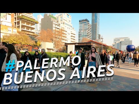 Recorriendo ZONA PALERMO SOHO EN VACACIONES DE INVIERNO I ARGENTINA I 4K Walking Tour VLOG