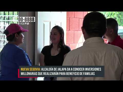 Presentan plan de inversión 2022 para Jalapa - Nicaragua