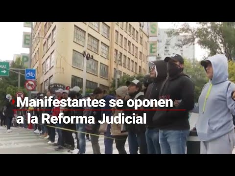 CONTINUA EL RECHAZO A LA REFORMA JUDICIAL! | Manifestantes cierran los accesos del Senado