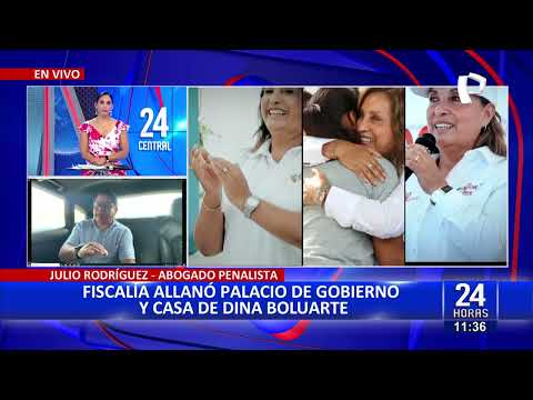 Julio Rodríguez sobre allanamiento a casa de Dina Boluarte