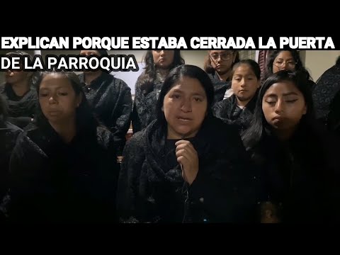 HERMANDAD EXPLICA PORQUE ESTABA CERRADA LA PUERTA DE LA PARROQUIA SAN MARCOS, GUATEMALA.