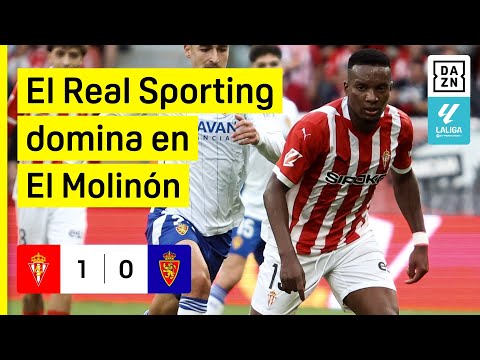 Real Sporting vs Real Zaragoza (1-0) | Resumen y goles | Highlights LALIGA HYPERMOTION