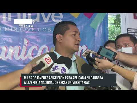 Miles de jóvenes en V Feria de Becas Universitarias en Nicaragua