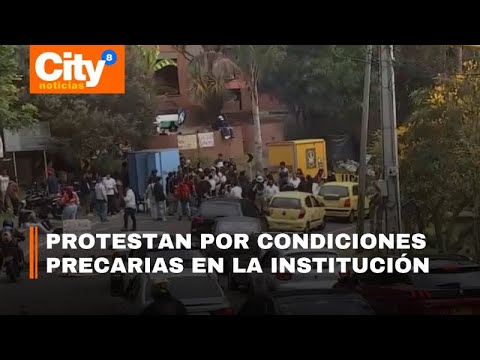 Protesta de estudiantes de la U. Distrital afectó la movilidad en la Av. Circunvalar | CityTv