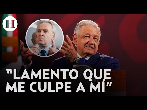 AMLO lamenta que Santiago Creel se enoje con él por qué no lo eligieron: “me echa la culpa