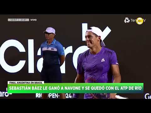 Sebastián Báez le ganó a Navone y se quedó con el ATP de Río ? HNT con Nacho Goano ? 26-02-24